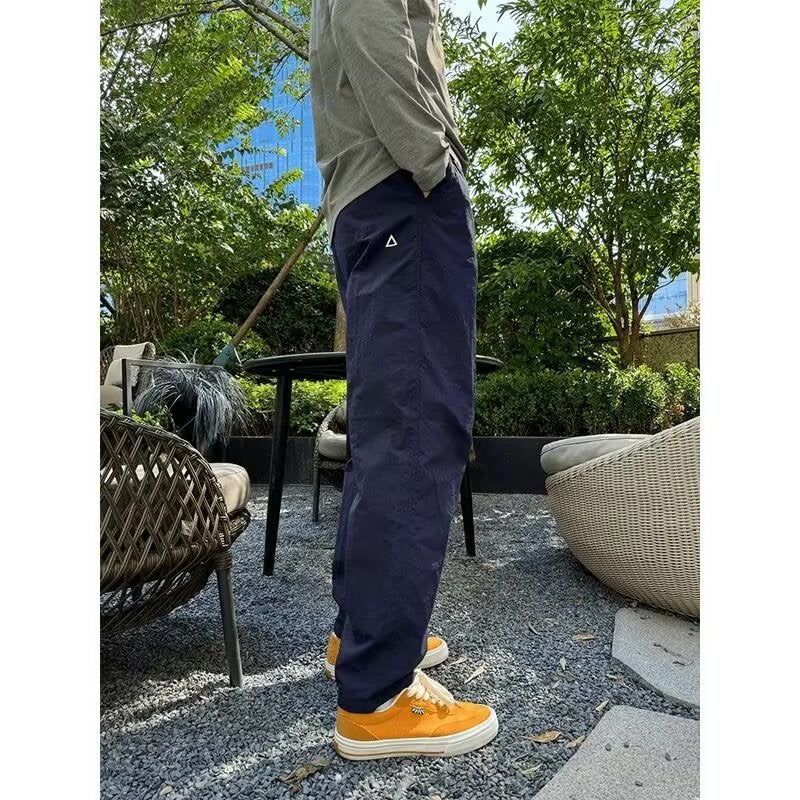 Functional overalls men's spring and autumn new elastic waist hiking pants micro cone slim-fit waterproof paratrooper pants charge pants - Image 2