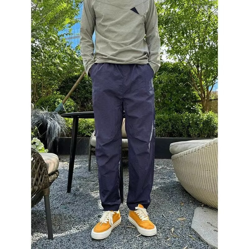 Functional overalls men's spring and autumn new elastic waist hiking pants micro cone slim-fit waterproof paratrooper pants charge pants - Image 4