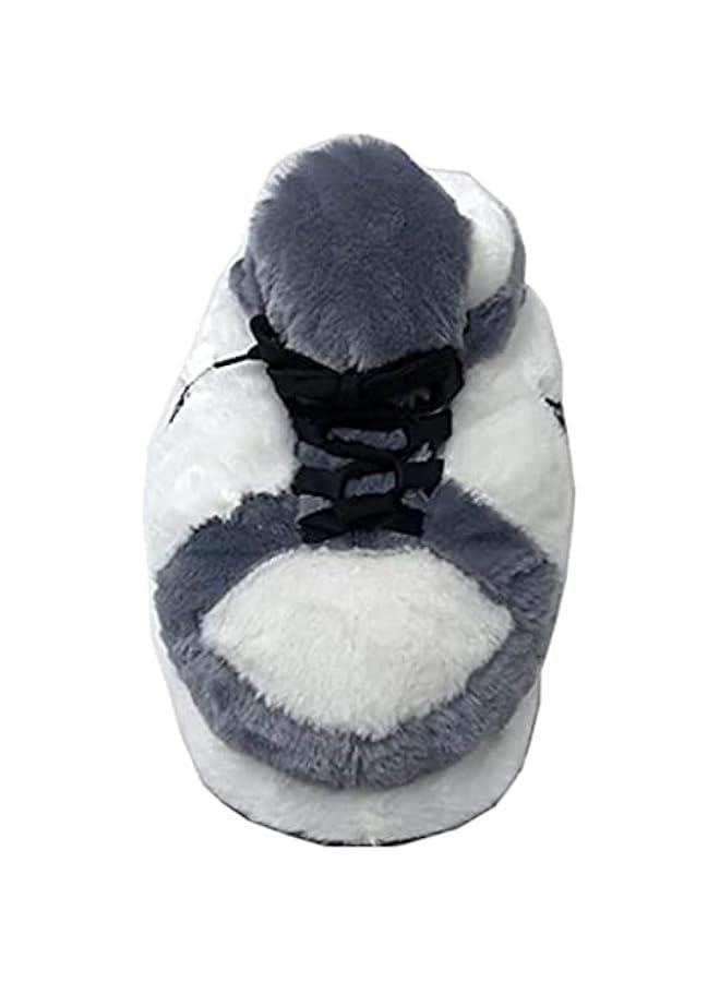 Sneaker Slippers - Comfortable And Warm Indoor Slippers - Comfy and Cozy Plush Adult Men Women Slippers - Funny Fashion - One Size Fits Most, B  - Image 2