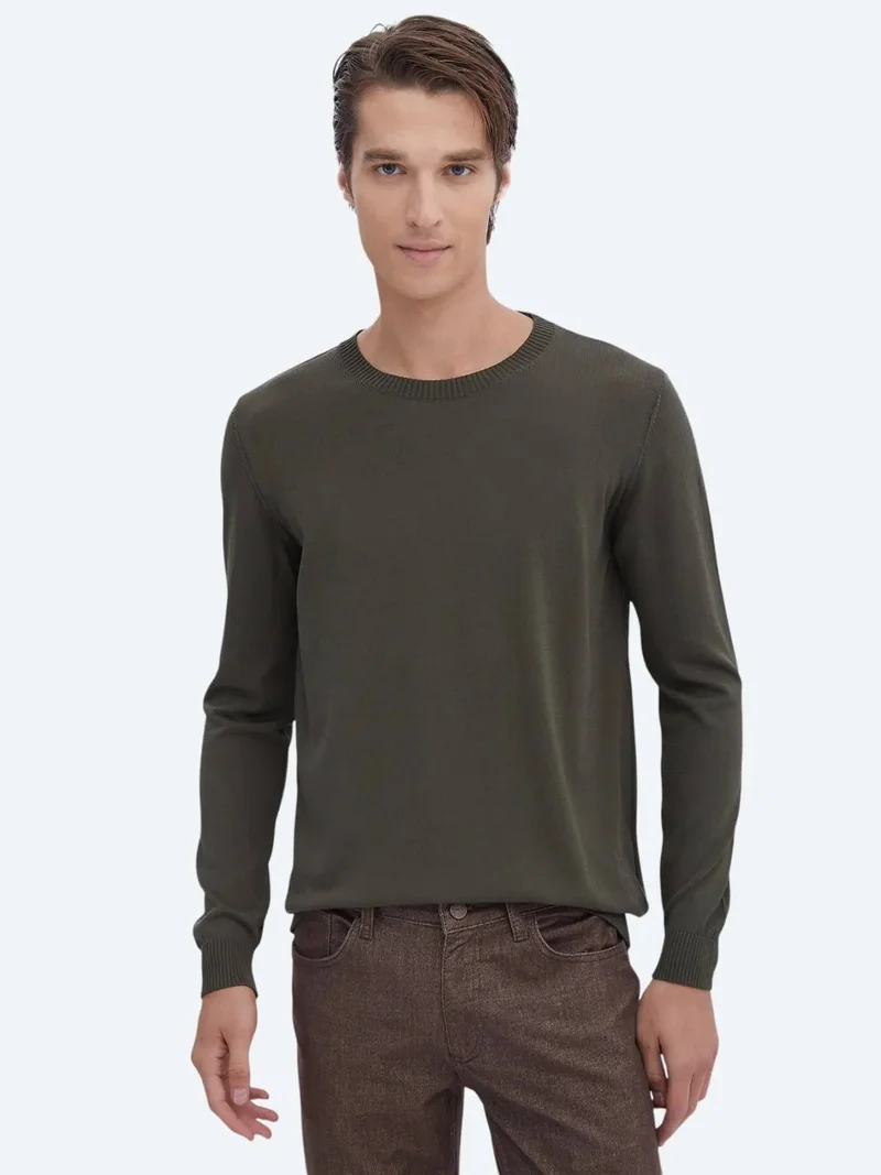 Kip Dark Green Knitwear Sweater