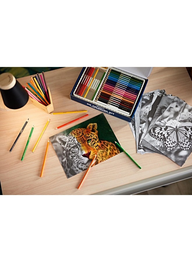 Crayola HD Coloring Kit, 30 Colored Pencils & 20 Adult Coloring Pages, Coloring Set for Adults & Teens, Coloring Supplies - Image 2