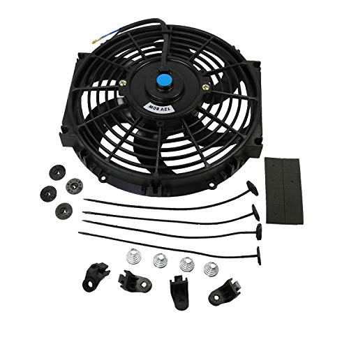 JDMSPEED New Universal Electric Radiator Slim Cooling Fan Push Pull 10" Inch 12v 80w 1750CFM - Image 4