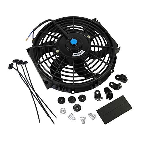 JDMSPEED New Universal Electric Radiator Slim Cooling Fan Push Pull 10" Inch 12v 80w 1750CFM - Image 3