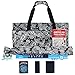 GUSTARIA American Mahjong Game Set 166 Black Tiles 12 4 AllinOne Color RackPushers Drawstring Bag Complete Mahjong Set with Black Carrying Bag and Mahjong Tiles Set Accessories - Image 2