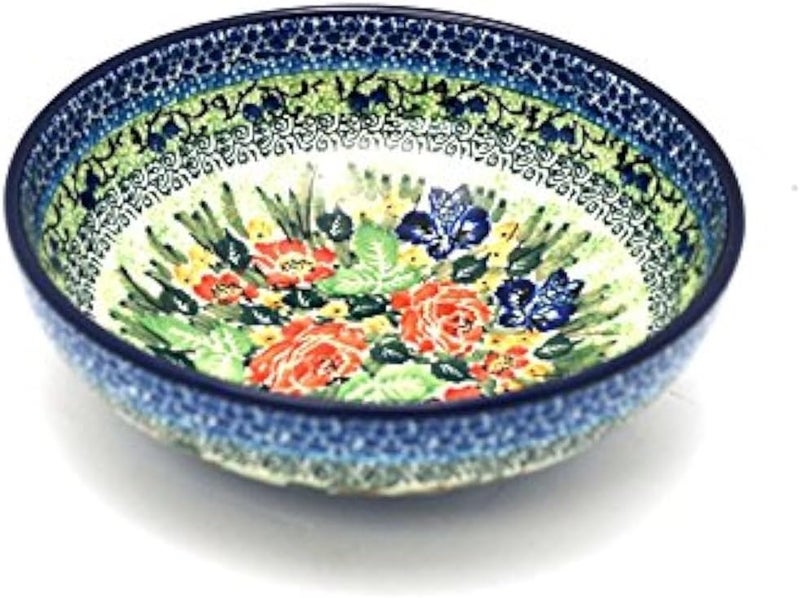 Polish Pottery Gallery Polish Pottery Bowl  Contemporary Salad  Unikat Signature  U4400 - Image 1