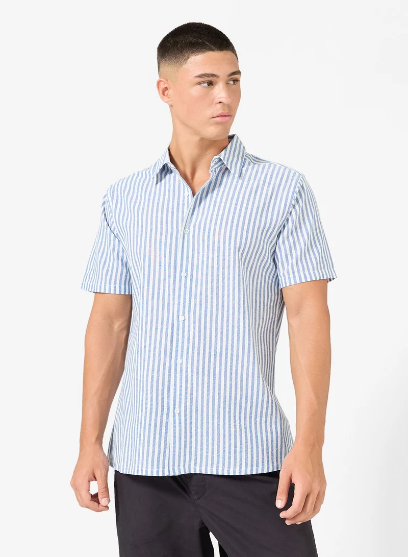 سفنتي فايف قميص كلاسيكي بقصة عادية