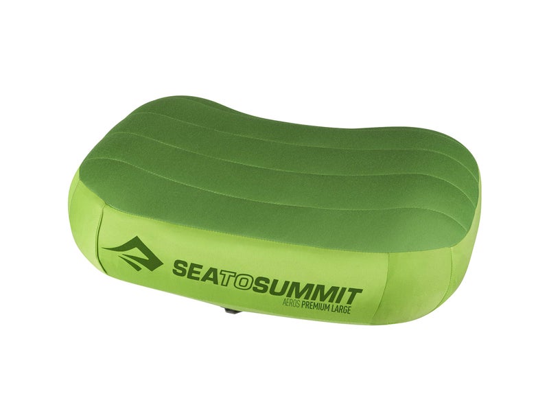 SEA TO SUMMIT Sea to Summit Aeros Premium Inflatable Travel Pillow, Large (16.5 x 11), Lime  - Image 1