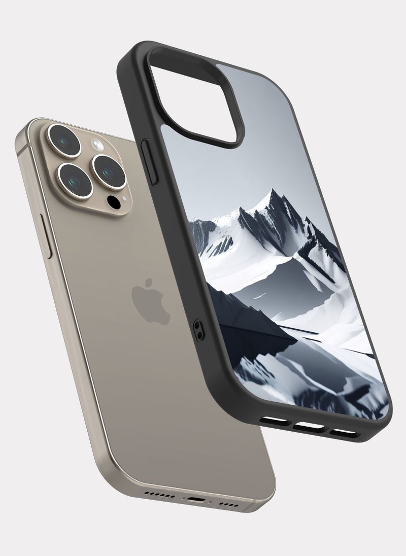 بكسلات كفر ايفون 15 برو ماكس جبال ابيض - Image 2