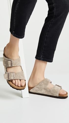 BIRKENSTOCK حذاء بيركنستوك أريزونا ببطانة ناعمة بلون التوب - مقاس EU 39 / مقاس النساء US 8-8.5 - Image 3