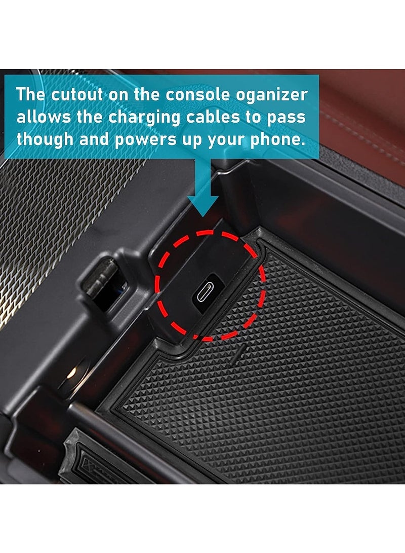 general Compatible with Centre Console Organiser Tray for Series 3 G20 2019-2023/4 Series G22 2021-2024, Console Organiser Tray for Series 3 2019-2023, Console Storage Boxes - Image 5