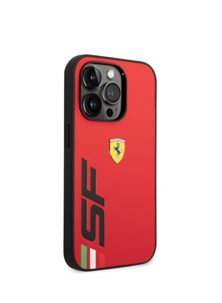 Ferrari غطاء حماية لجهاز ايفون 14 برو - احمر - Image 2