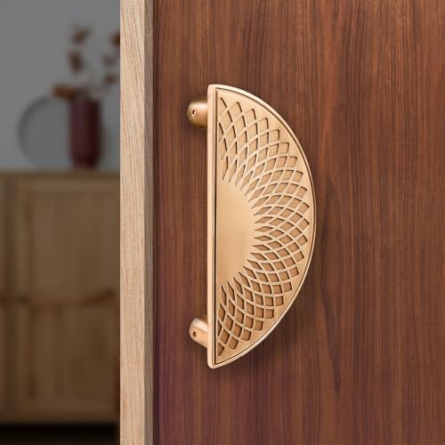 VOLO Main Door Handle/Door Handles for Main Door/Glass Door Handle/Pull Handles, for Home/Office/Hotels(Model- S-620) (Pack of 1 Set) (Rose Gold, 160mm (8")) - Image 1