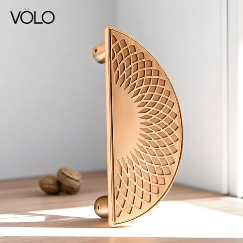 VOLO Main Door Handle/Door Handles for Main Door/Glass Door Handle/Pull Handles, for Home/Office/Hotels(Model- S-620) (Pack of 1 Set) (Rose Gold, 160mm (8")) - Image 3