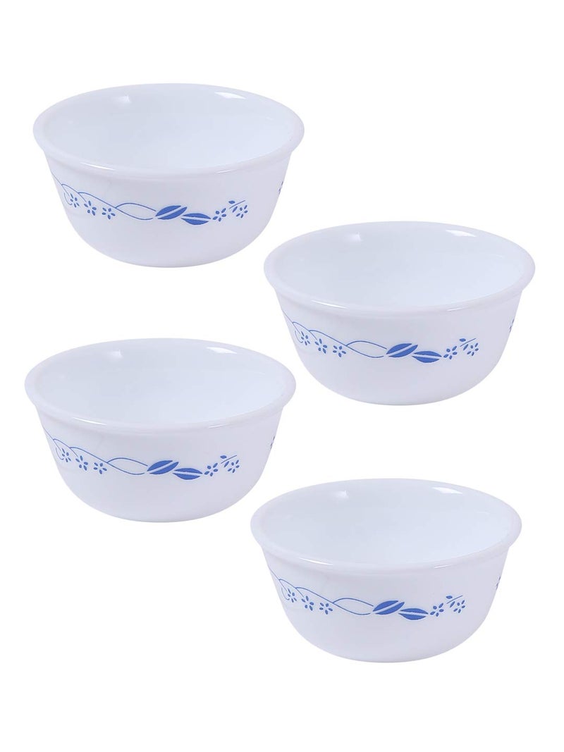Corelle Provincial Blue Glass 325ml Soup Bowl Pack of 4, Multicolor - Image 1