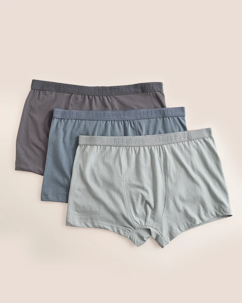 Redtag Senior Boys Assorted Boxer Briefs 3 Pack