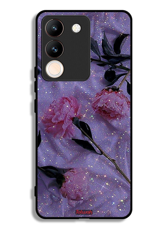 Tolwak vivo Y200 Protective Case Cover Glitter Roses - Image 1