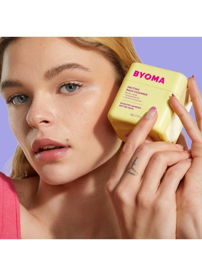 بيوما منظف الوجه بلسم بيوما الذائب - بلسم تنظيف ناعم كالزبدة لإصلاح حاجز البشرة - غسول وجه ثلاثي السيراميد للبشرة الحساسة وجميع أنواع البشرة - بشرة رطبة بعمق، بدون بقايا دهنية - 2.12 أونصة - Image 3