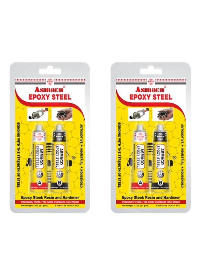 Asmaco Epoxy Steel - 57G - Set of 02