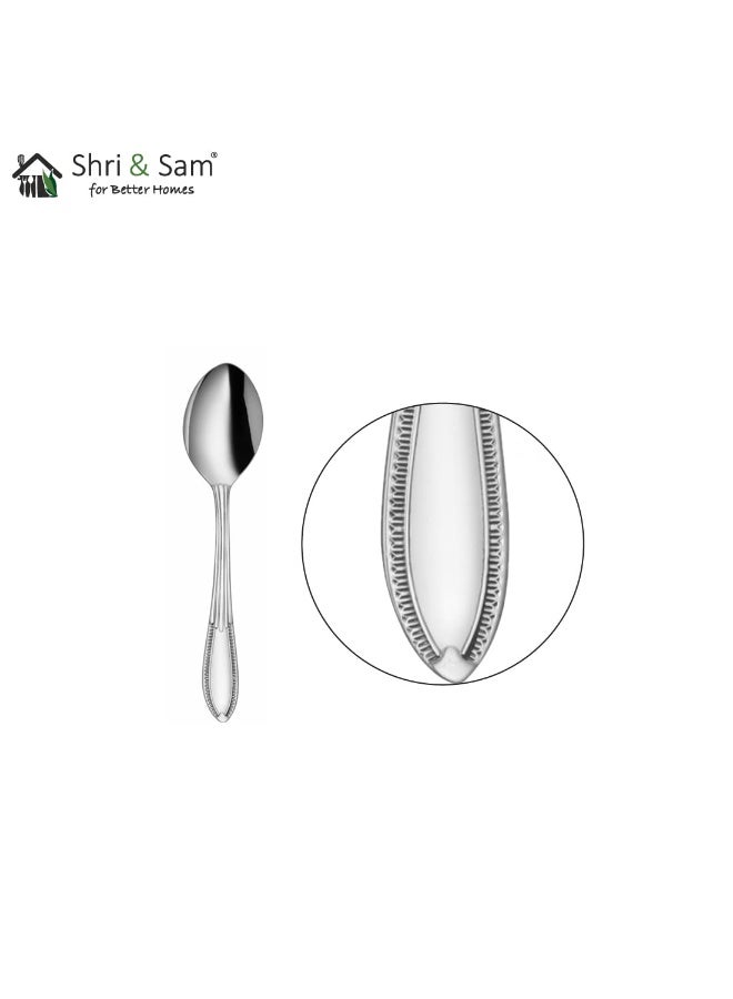 Shri & Sam Stainless Steel Spark Coffee Spoon,6 Pieces - Image 2