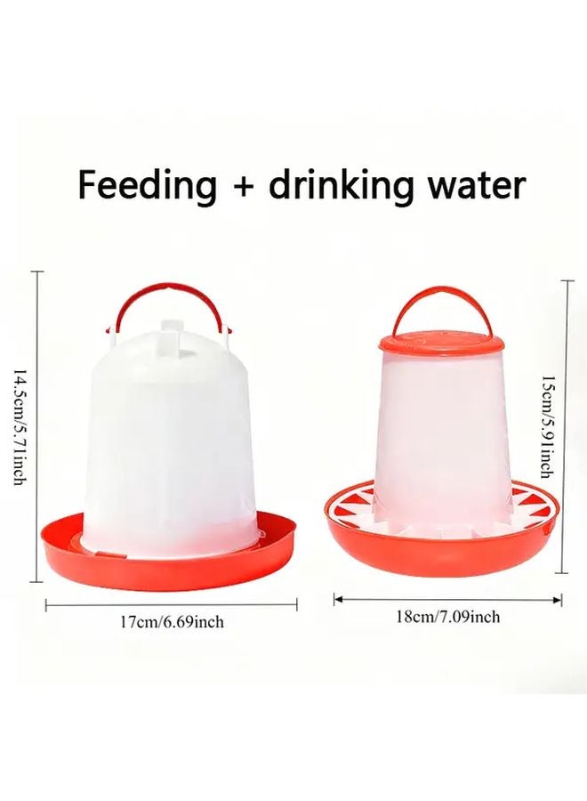 Automatic Poultry Feeding And Drinking System Water Dispenser For Chickens Ducks Geese Outdoor Farm - Image 4