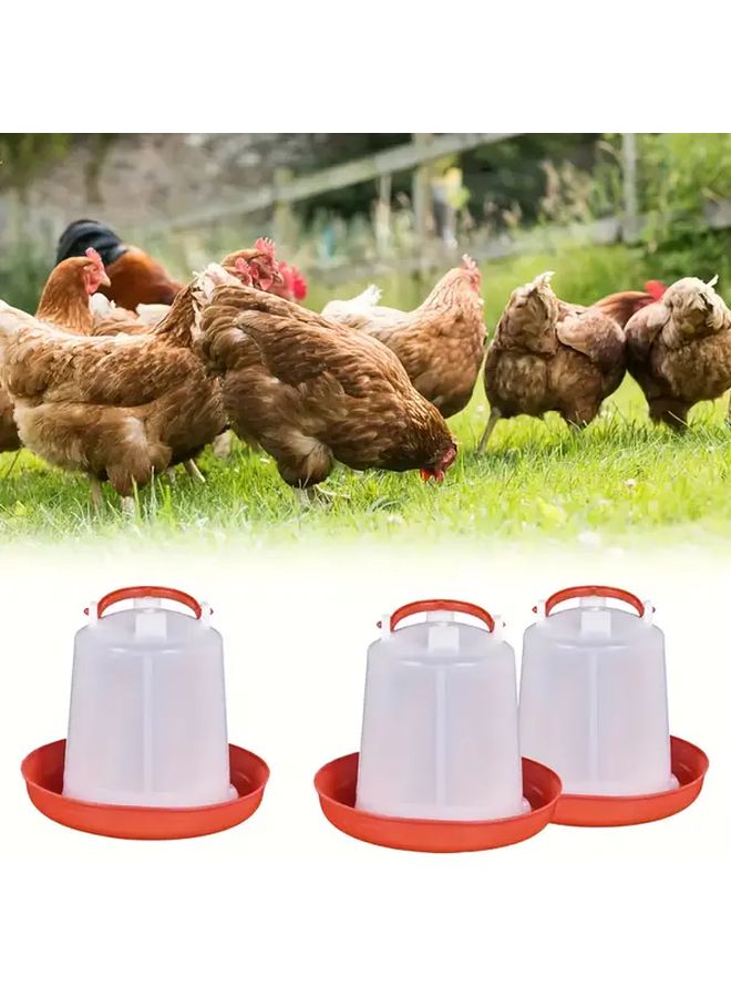 Automatic Poultry Feeding And Drinking System Water Dispenser For Chickens Ducks Geese Outdoor Farm - Image 2