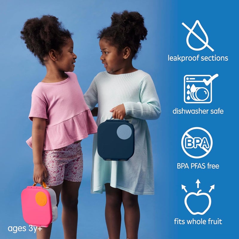 b.box Mini Bento Lunch Box for Kids - Leak-proof with Whole Fruit Compartments - Image 4