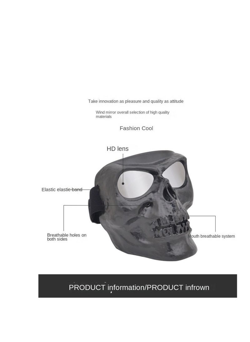 Y&D Motorcycle Goggles Helmet Mask Skull Head Racing Track Riding Glasses Wind And Sand Resistant  - Image 3