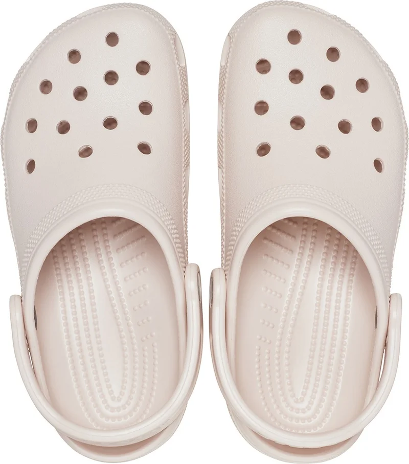 crocs Classic Women's Beige Casual Style Slippers 10001_6UR