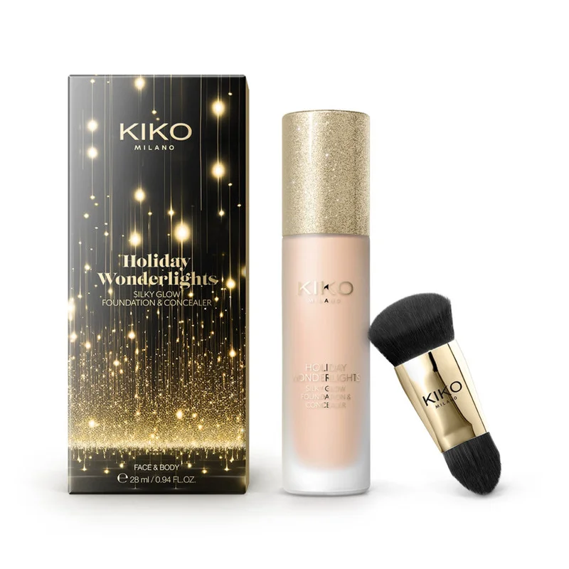 KIKO MILANO Holiday Wonderlights Silky Glow Foundation & Concealer