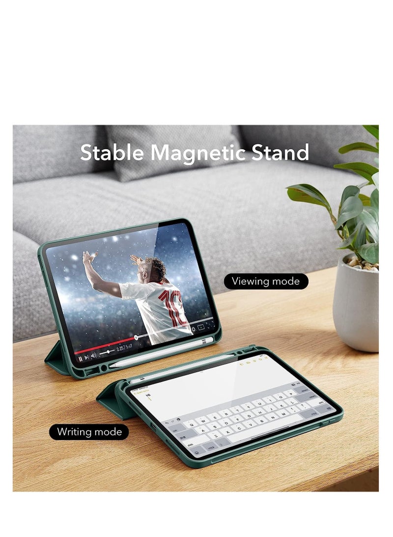 جينيكست حامل ذكي واقٍ ناعم من البولي يوريثان الحراري ثلاثي الطي مع غطاء حامل قلم رصاص لجهاز iPad 10th Generation 10.9 Inch (2022) - Image 3