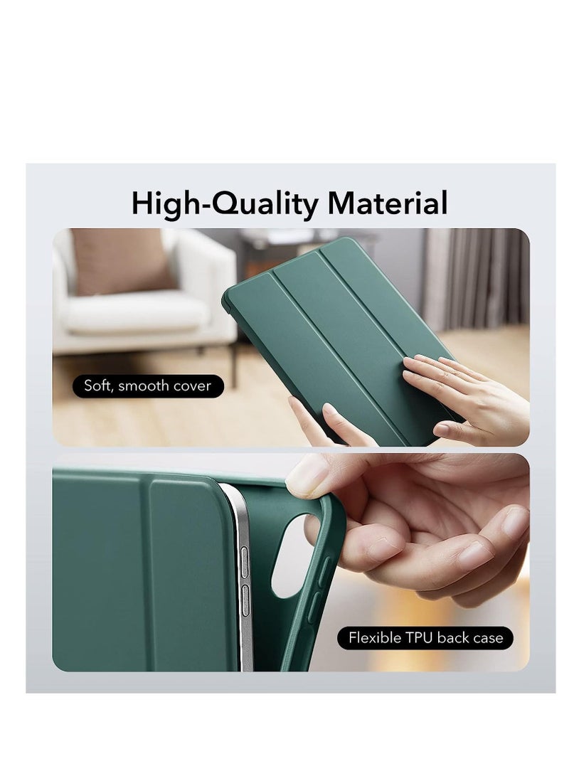 جينيكست حامل ذكي واقٍ ناعم من البولي يوريثان الحراري ثلاثي الطي مع غطاء حامل قلم رصاص لجهاز iPad 10th Generation 10.9 Inch (2022) - Image 2