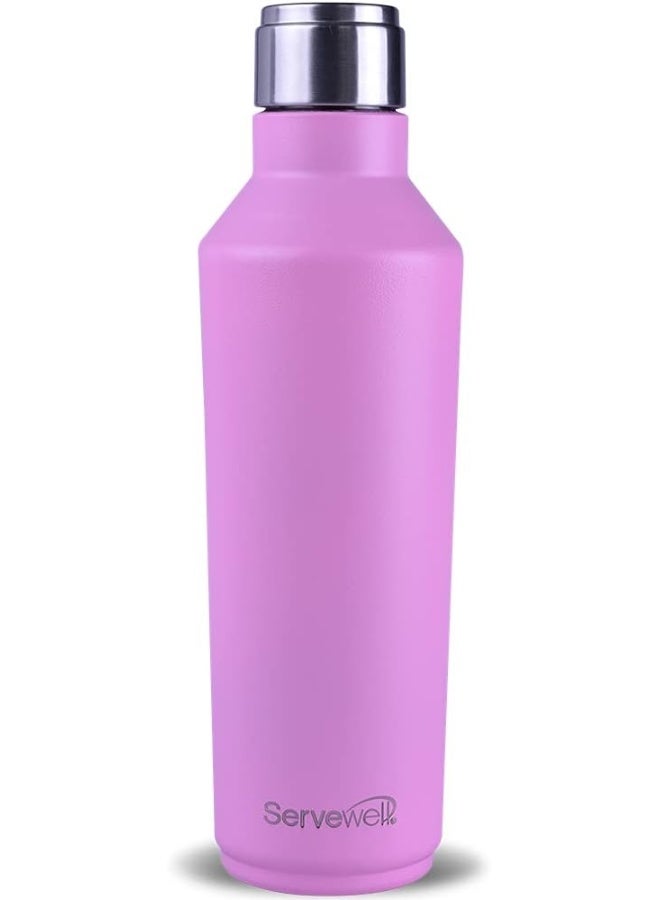SERVEWELL Alaska - Water Bottle 675 ml - Solid & Steel - Image 2