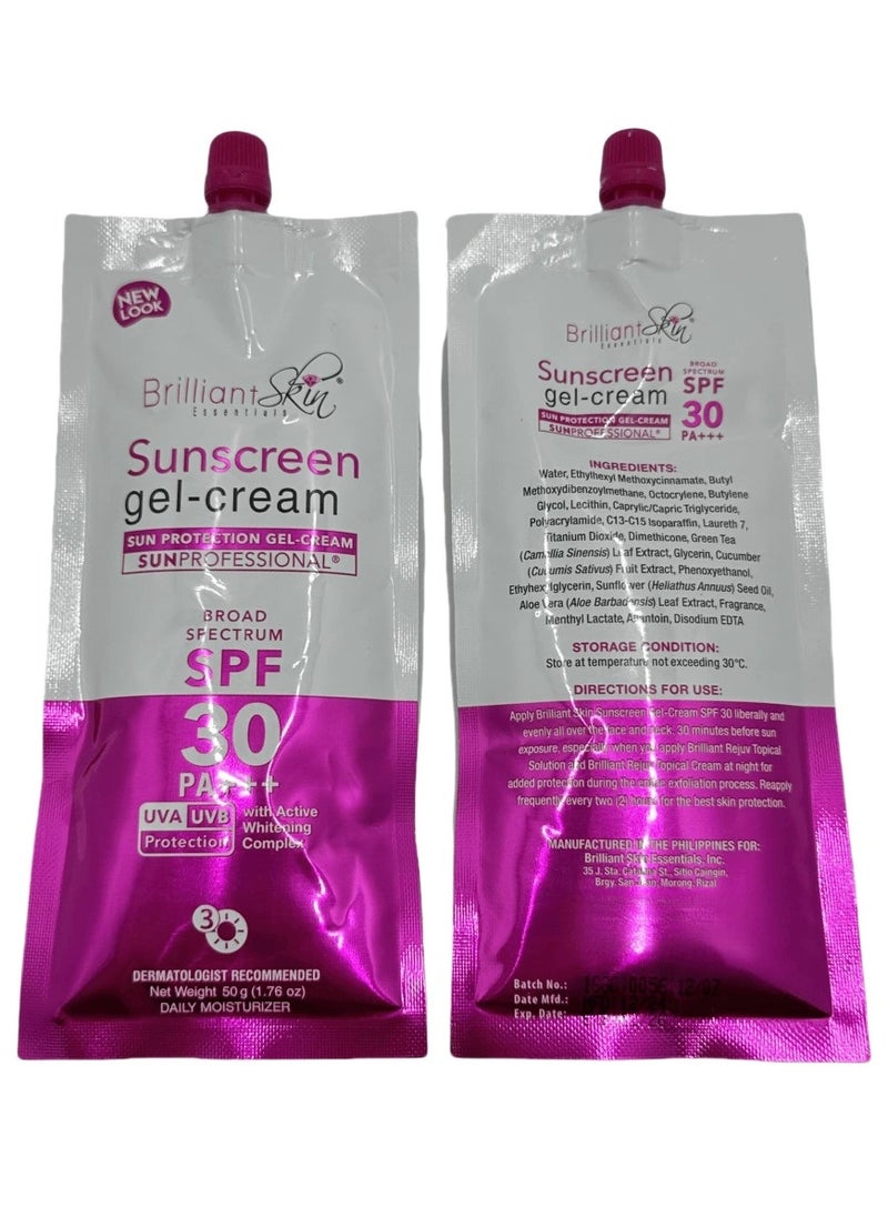 Brilliant Skin Essentials Sunscreen Gel Cream Spf 30 50g 