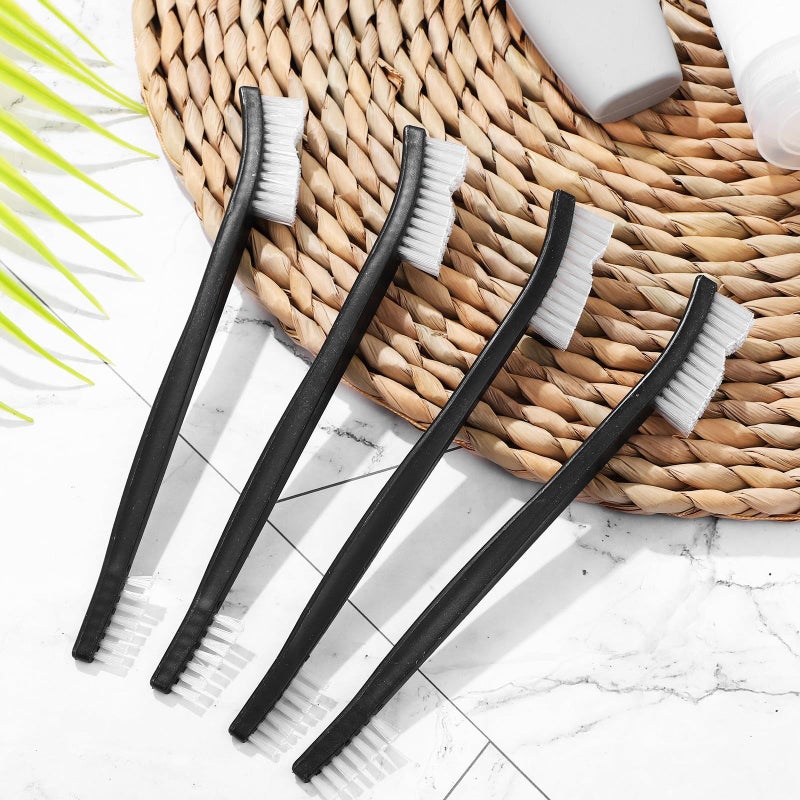 Plastic Double Ended Cleaning Brush Set 9 Pcs for Household Kitchen Bathroom Gap - Image 4