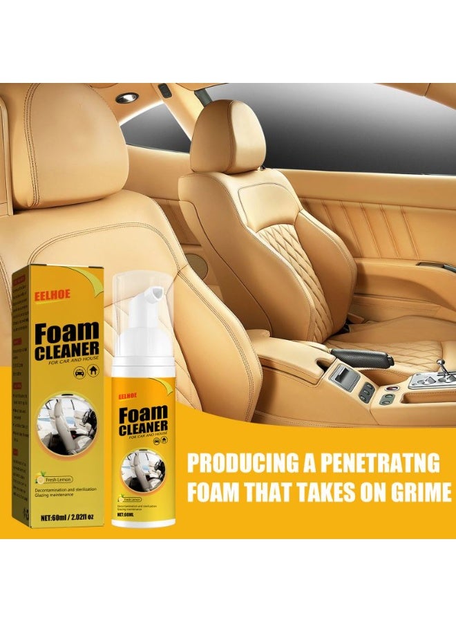 EELHOE Ultimate Foam Cleaning Spray for Deep Interior Care That Penetrates Dirt and Grime on Seats Carpets and Upholstery Leaving Everything Clean Refreshed and Looking Professionally Detailed - Image 2