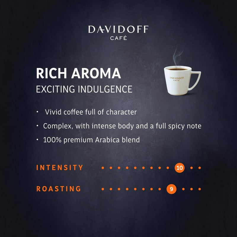 Davidoff Rich Aroma Instant Coffee 100% Arabica, 3.53 oz ℮ 100 g, 6 Pack - Image 5