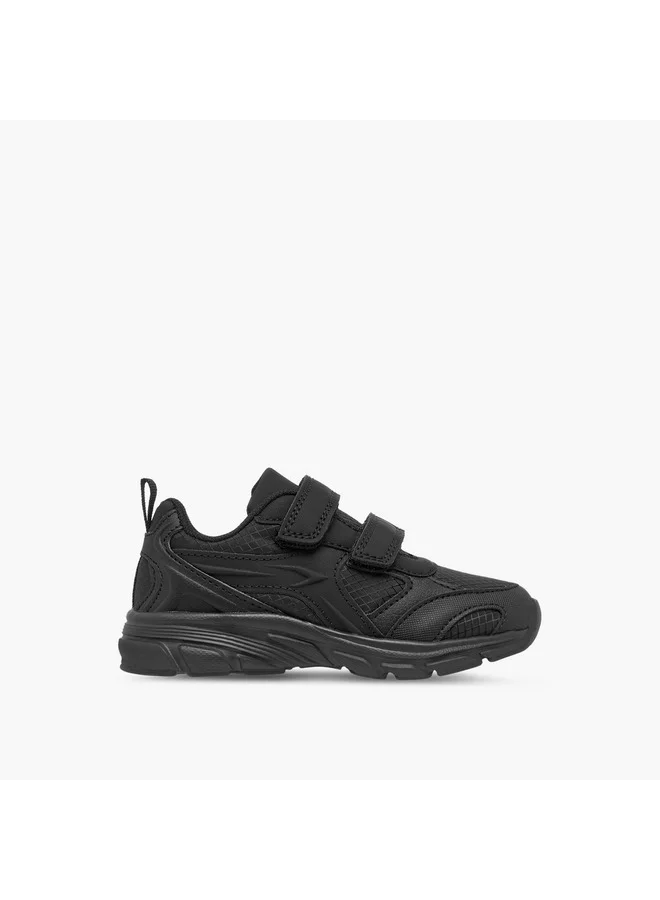 Dash Unisex Panelled School Shoes with Hook and Loop Closure