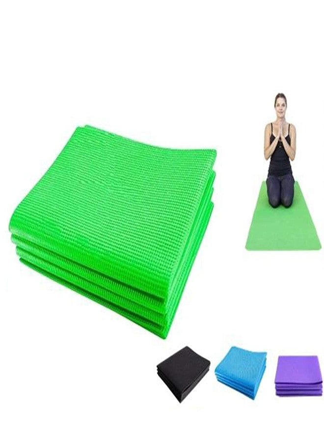 آيريس بساط يوغا قابل للطي من مادة PVC من IRIS Fitness Best Travel، بسماكة 4 مم، مقاس 173 سم × 61 سم (أخضر) - Image 4