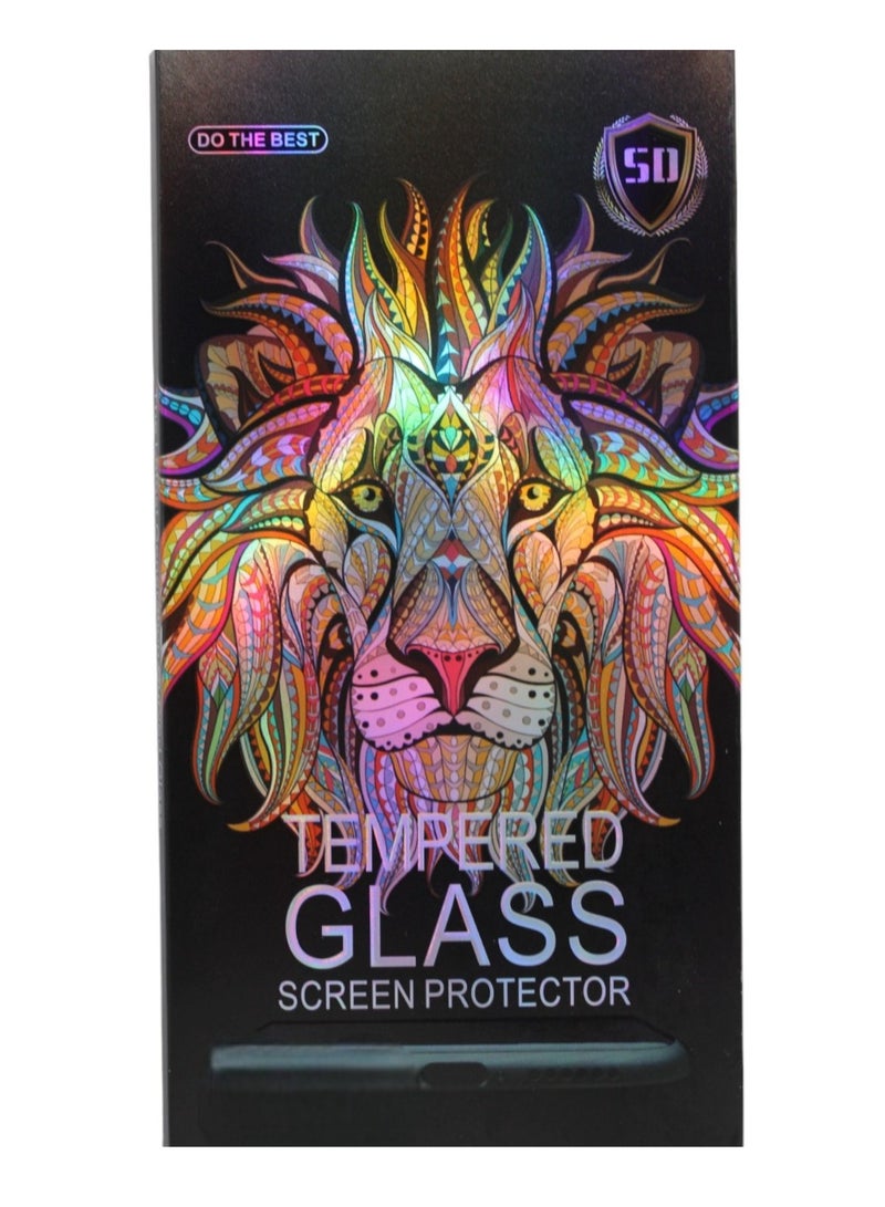 Tempered Glass Black Edge Screen Protector Compatible With Samsung Galaxy M54 - Image 1