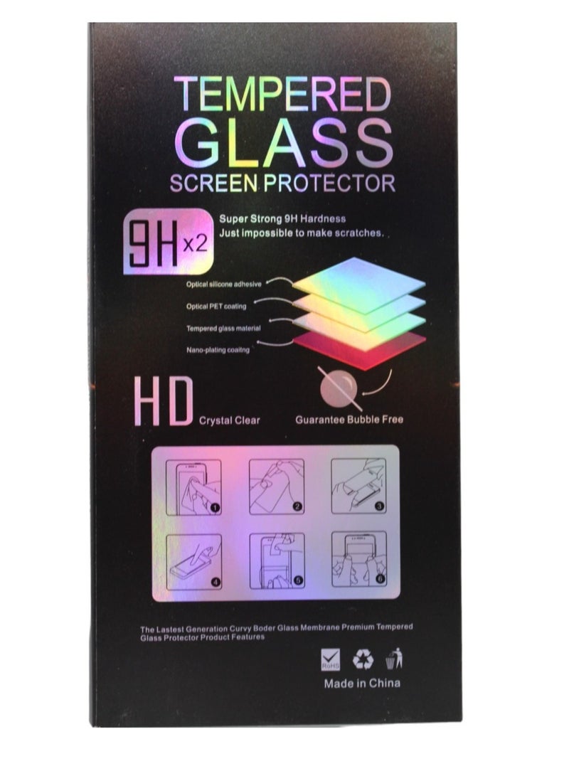 Tempered Glass Black Edge Screen Protector Compatible With Samsung Galaxy M54 - Image 2