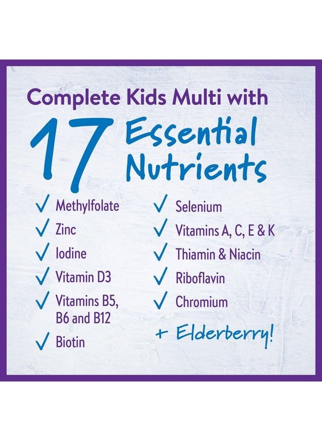 New Chapter - Kids Multivitamin Gummies 50% Less Sugar Kids Gummy Vitamins With Vitamins C D3 & Zinc Nongmo Gluten Free Berrycitrus 60Ct - Image 1