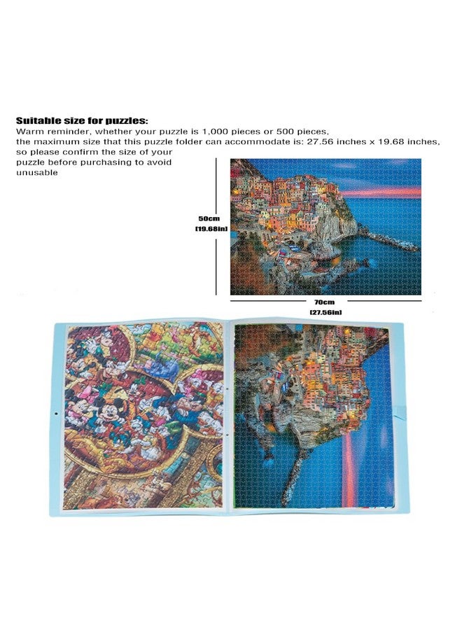 Aozznest Puzzle Storage Folder Space-saving storage Puzzle Folder 20 puzzles Storage Pockets Horizontal Insert Puzzles Storage Folder, PH-FODER-001 - Image 4