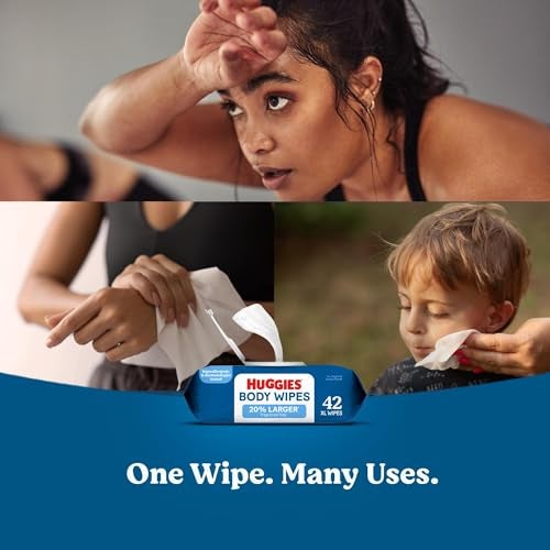 Huggies Extra Large Unscented Wipes, 1 Flip-Top Pack, 42 Count - Image 2