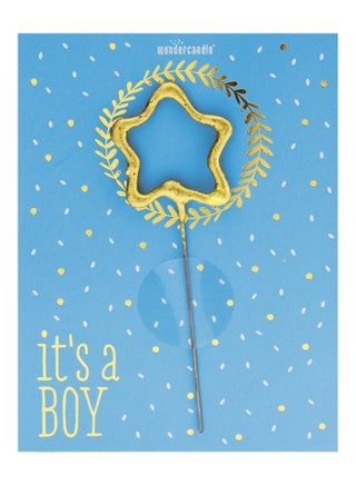 It's A Boy Mini Sparkler Candle - view 5