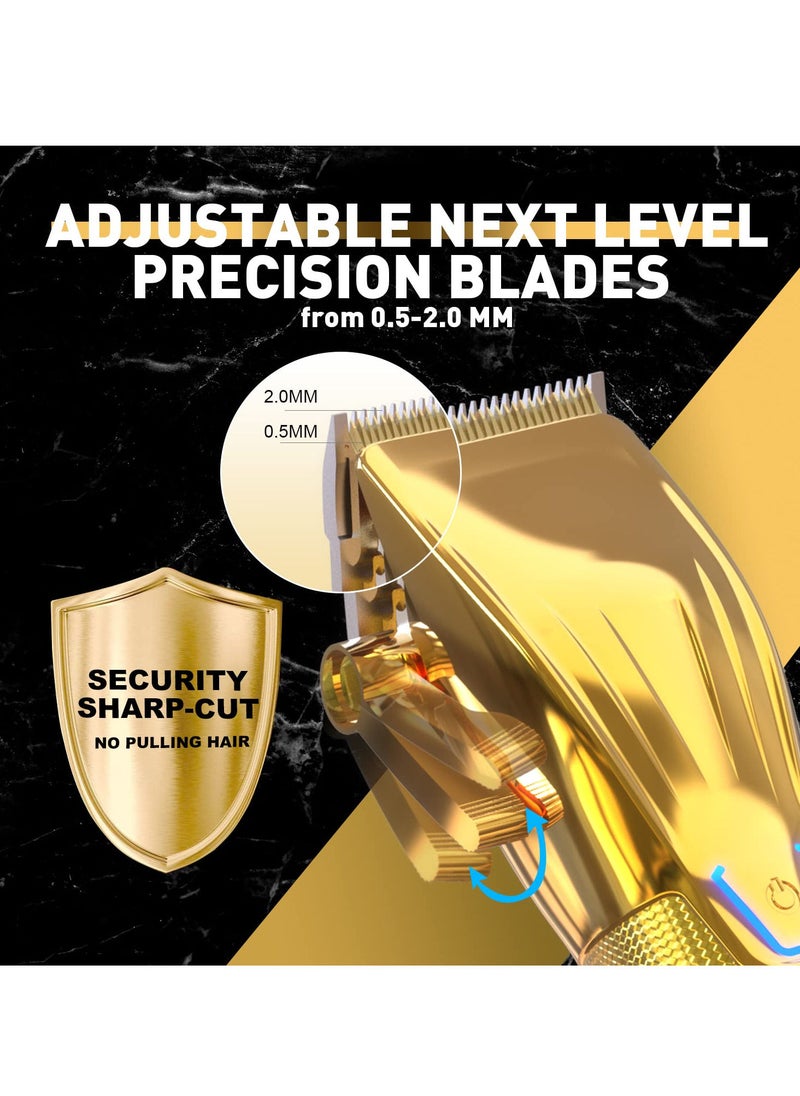 Arabest - Professional Hair Clippers and Trimmer Kit for Men,Barber Clipper Set Cordless Hair Cutting,Beard Trimmer Grooming Haircut Kit - Image 1