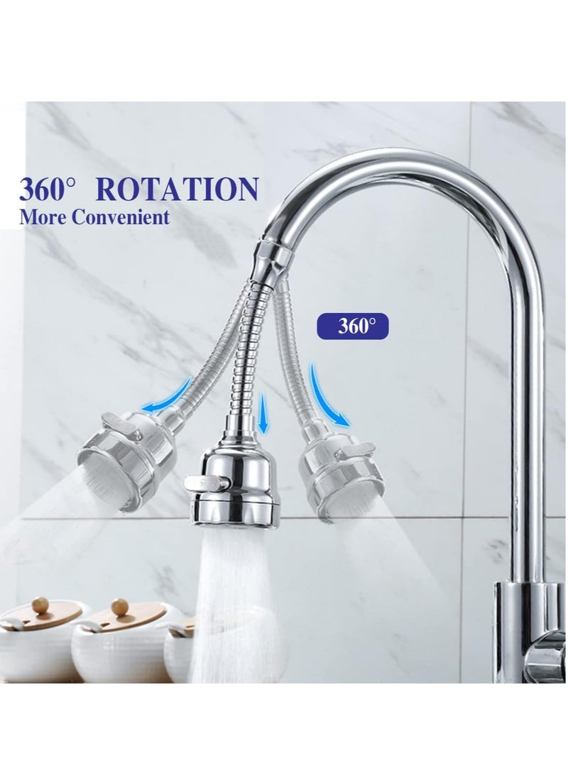 MODERN HOME Kitchen Faucet Sprayer Attachment, Movable Faucet Extender for Kitchen Sink, 360 Rotatable Sink Faucet Head Anti-Splash Tap Booster Shower and Water Saving Faucet for Kitchen  - Image 3