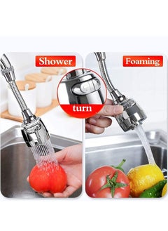 MODERN HOME Kitchen Faucet Sprayer Attachment, Movable Faucet Extender for Kitchen Sink, 360 Rotatable Sink Faucet Head Anti-Splash Tap Booster Shower and Water Saving Faucet for Kitchen  - Image 2