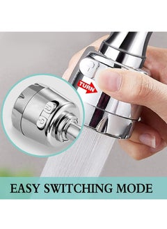 MODERN HOME Kitchen Faucet Sprayer Attachment, Movable Faucet Extender for Kitchen Sink, 360 Rotatable Sink Faucet Head Anti-Splash Tap Booster Shower and Water Saving Faucet for Kitchen  - Image 4