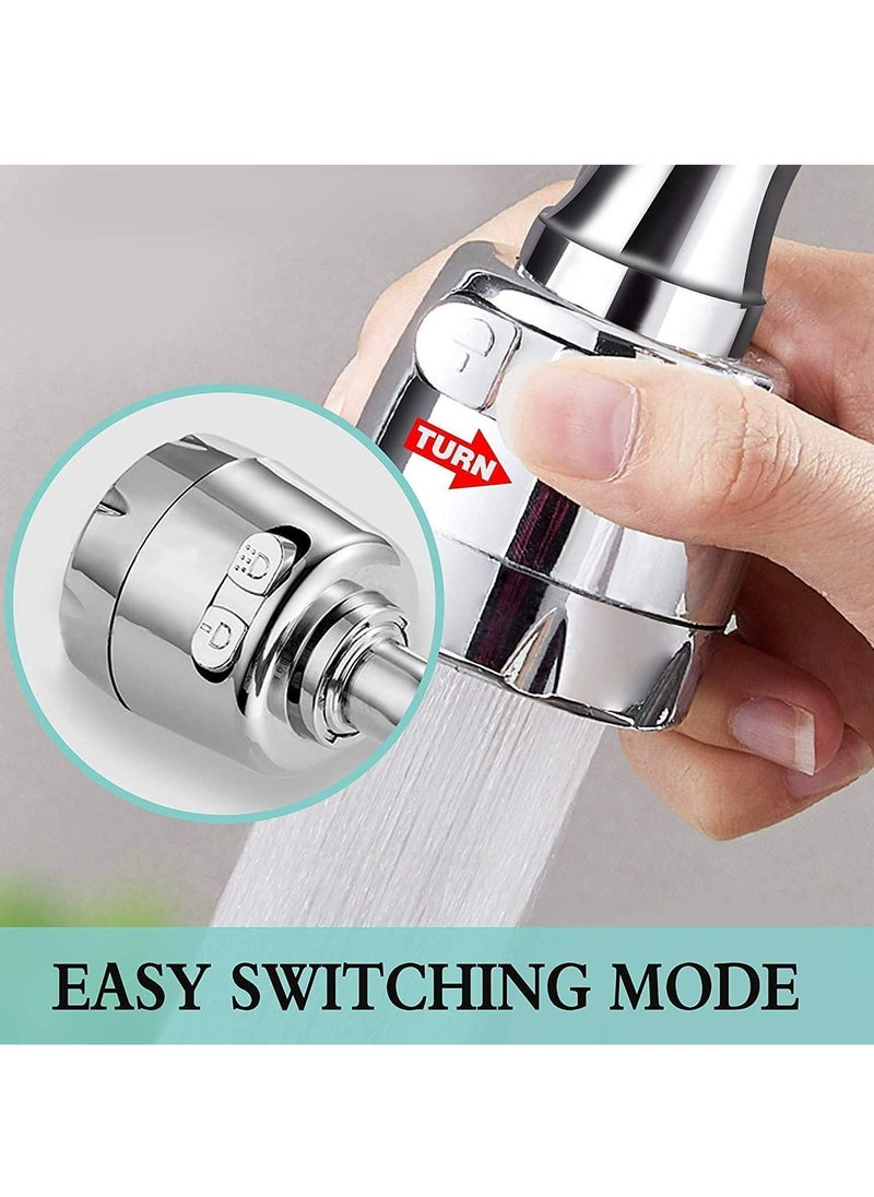 MODERN HOME Kitchen Faucet Sprayer Attachment, Movable Faucet Extender for Kitchen Sink, 360 Rotatable Sink Faucet Head Anti-Splash Tap Booster Shower and Water Saving Faucet for Kitchen  - Image 4