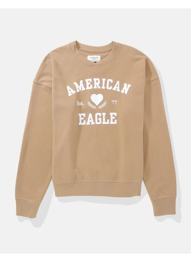 American Eagle AE Graphic Crewneck Sweatshirt